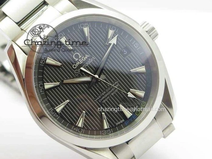 0303 Versatile Aqua Terra ‘PyeongChang 2018’ JHF Best Edition Black Dial On SS Bracelet A 8204